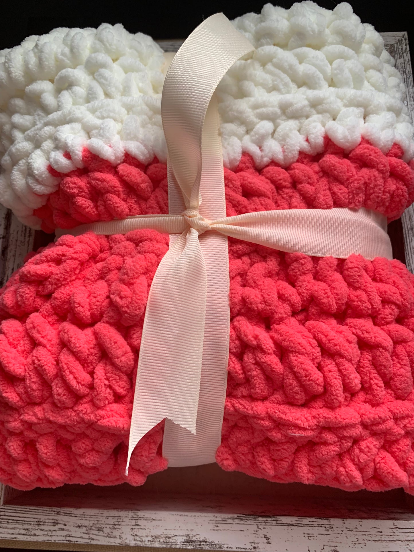 Two Tone Infant Afghan