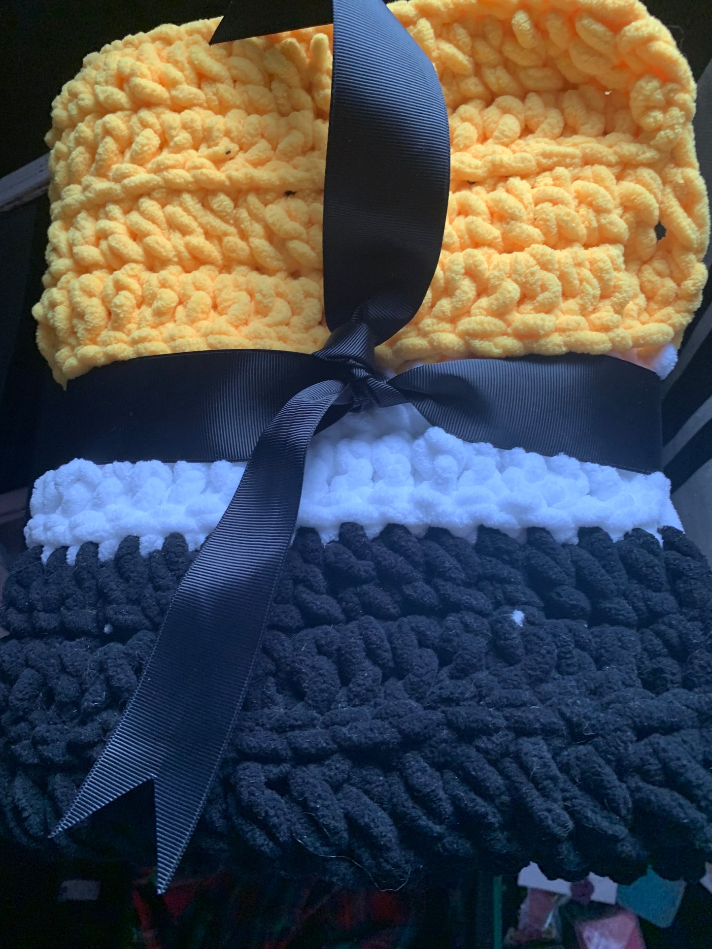 Pittsburgh Steeler Baby Blanket – Soft Minky Fleece