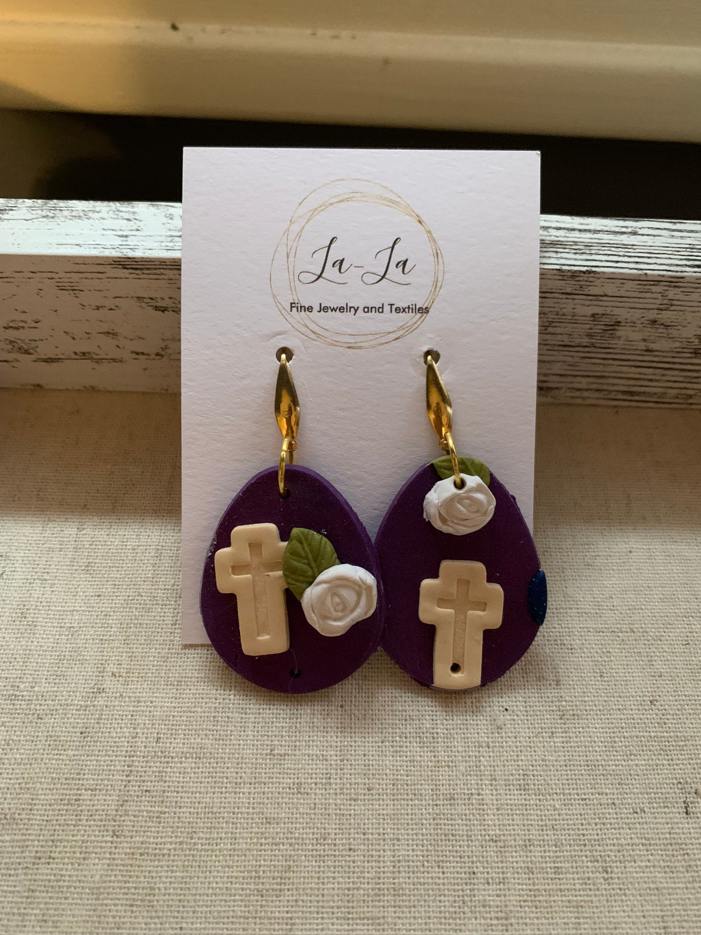 HE walks with me Earrings