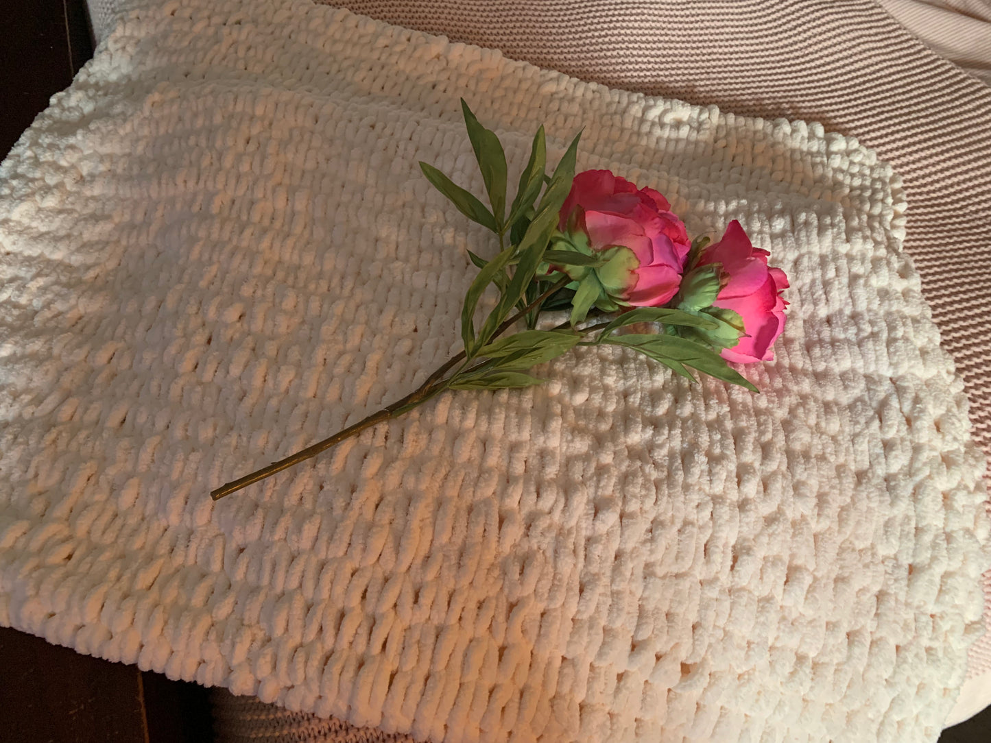 Softest Ivory Baby Afghan