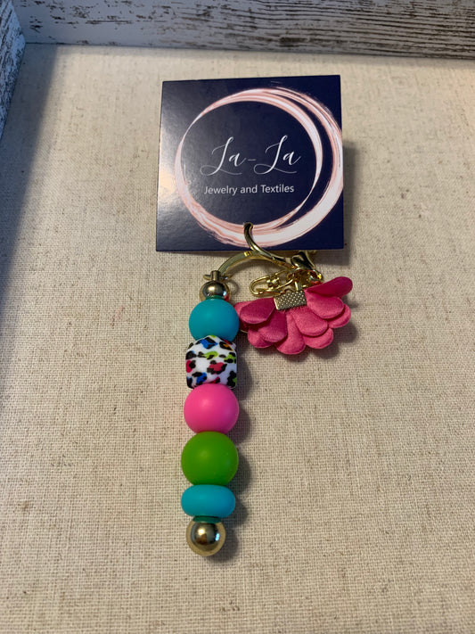 Mesmerizing Magenta Keychain