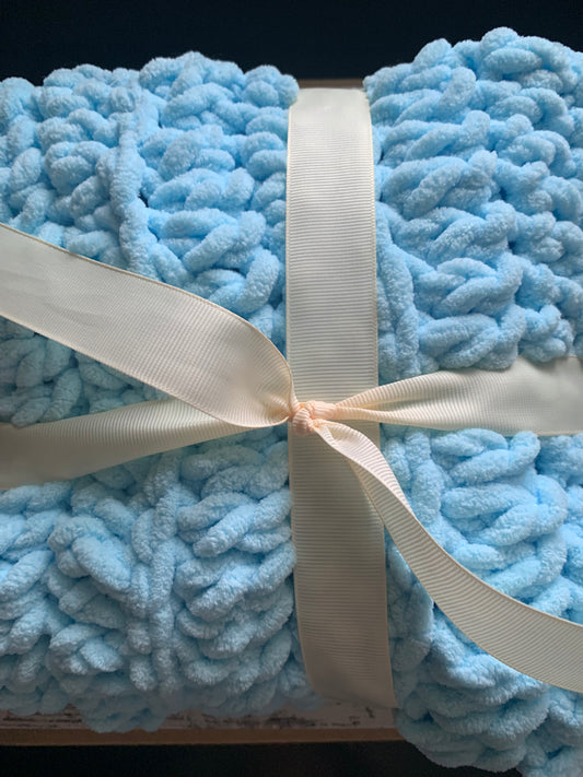 Blue Skies Baby Blanket