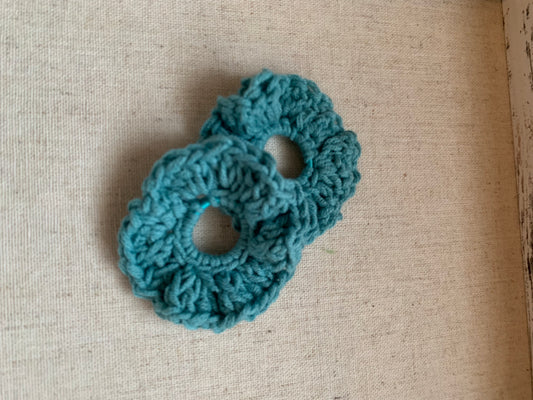 Baby/Toddler Scrunchie Set – Handmade Cotton Hair Accessory