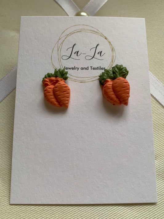 Autumn Harvest Earrings- Carrot