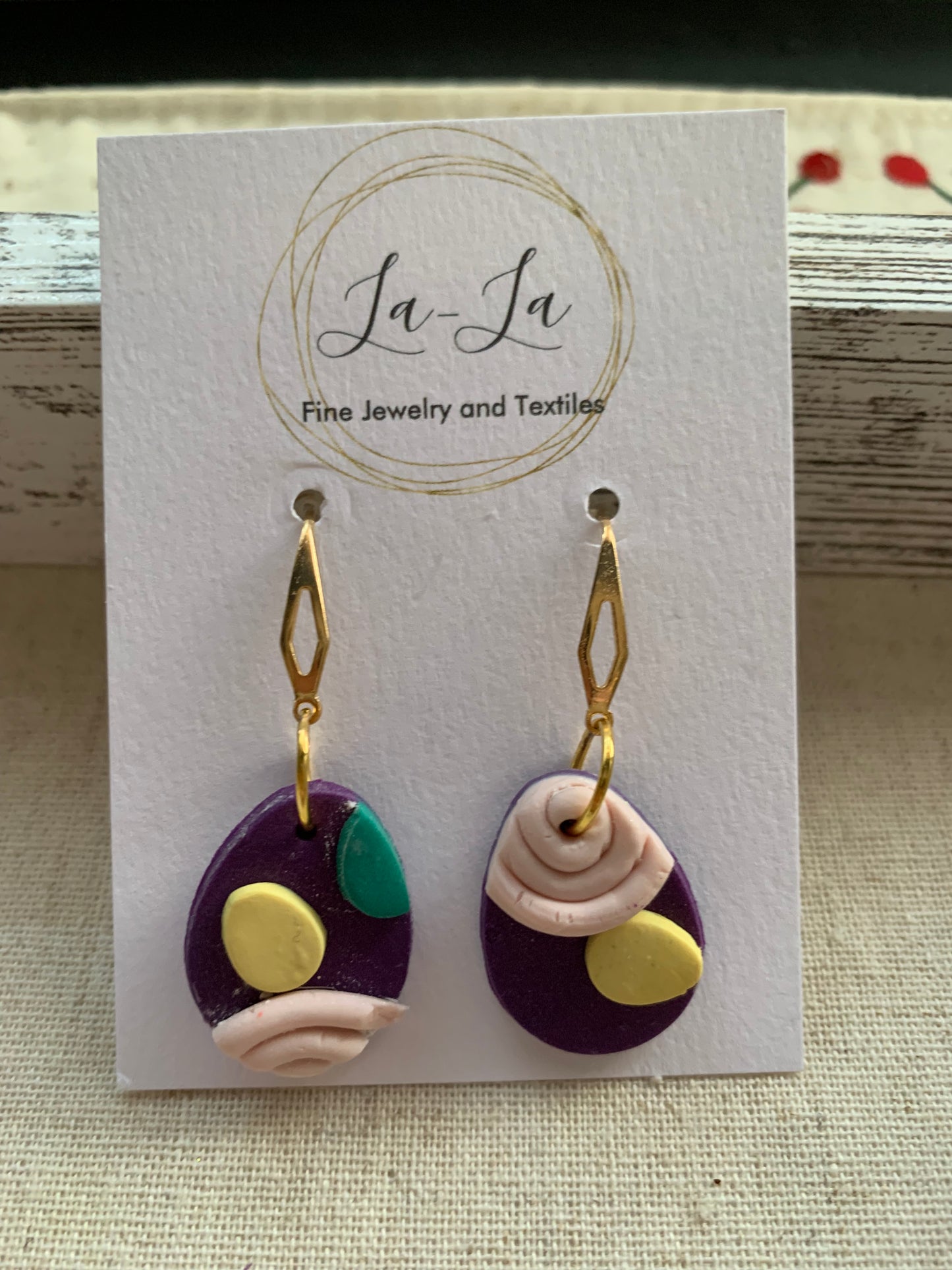 Swirly Twirly Easter Egg Earrings