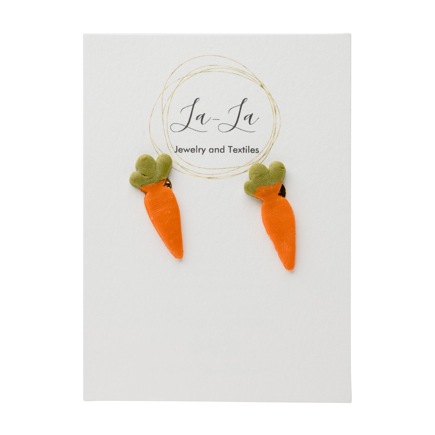 Carrot Stud Earrings