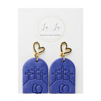Three Crosses Easter Earrings