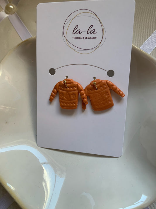 Christmas Sweater Resin Earrings